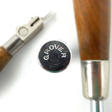 2 Vintage Piano Tuning Tools with Wooden Handles, Hammer Voicing Tool and Grover Tuning Key Wrench Hammer with Star Point