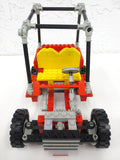 Vintage 1981 Lego Legoland Red Technic Dune Buggy 8845 Car Vehicule, Suspension, Red and Yellow
