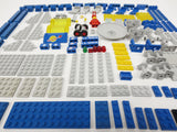 Vintage 1979 Lego Legoland Space Galaxy Explorer Ship 6497, 160+ Original Pieces Lot, Gray Blue and Yellow