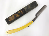 Antique Barber Straight Razor 9 1/2" Keen Shaver by Geo. W. Korn, Little Valley, New York, With Box