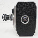 Vintage B8 Paillard Bolex 8mm Movie Camera with Kern-Paillard Yvar f=13 mm 1:1.9 Screw Mount Lens and Ednalite BX Filter
