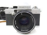 Vintage Praktica LTL 35mm Camera with Pentacon Auto Lens 1.8 50 mm M42 Screw Mount Lens, Original Pentacon Case, Made in GDR East Germany