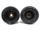 Pair of Minolta AF Zoom Lenses A mount, 35-70mm f/3.5(22)-4.5 and 28-80mm f/4(22)-5.6 with Macro Switch, Protective Caps