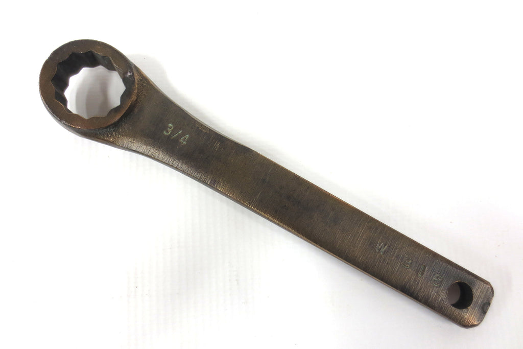 Vintage Berylco Becu Beryllium Copper Wrench Size 3/4" Model W318, Non Spark, Non Magnetic, 6 3/4" Long