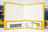 3 Vintage 1980's Pac-Man Pacman Midway Portfolios Folders 9X12", New Old Stock NOS, Never Used