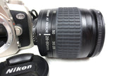 Vintage Nikon F75 35mm SLR Film Camera with Nikon AF Nikkor 28-80mm 1: 3.3-5.6 G Manual Zoom, Original Nikon Strap and Cap