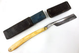 Antique Magnetic Diamond Steel Straight Razor 9 1/2", Special Full Hollow Ground Model, with Box