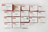Lot of 31 New Vintage RCA Diodes and Resistors in 18 Boxes, New Old Stock NOS