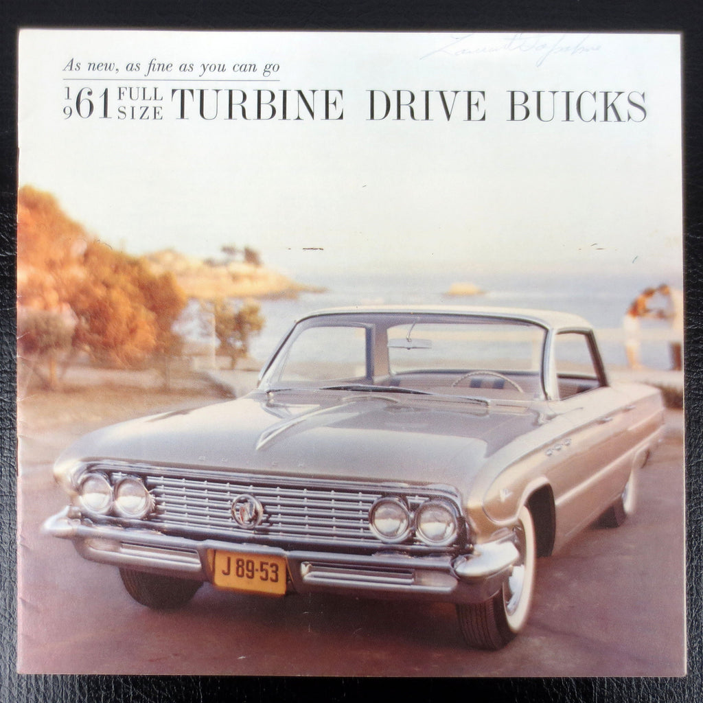 1961 Buick LeSabre and Electra 225 Turbine Drive Car Brochure Booklet Advertising, 11 pages