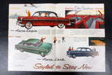 Original 1953 Aero Willys Overland Car Dealer Booklet Poster Advertising, Ace, Falcon, Lark, Eagle