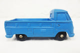 1950's Blue Volkswagen VW Pickup Rubber Toy Truck, Tomte Laerdal Stavanger Norway