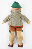 Antique 12" German Boy Doll, Composition Head, Felt Tyrolean Suit & Hat, Shoes