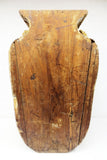 Antique 1880 Rustic Church Tabernacle 33", Carved Tree Trunk, Wine Urn, Lamb