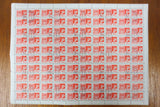 Russia 1966 Sheet of 100 Stamps 4 KON Noyta CCCP, Coat of Arms of the USSR, Mint