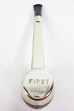 Vintage Estate Tobacco Pipe Silver Nylon & Wood by First France, 5 3/4" Long