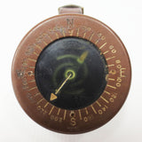 Vintage WW2 Army Wrist Compass 60mm by Taylor, USA Paratrooper, Bakelite, Works