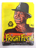 Vintage 1984 Freddy Krueger Unopened Bubble Gum & Cards, O-Pee-Chee Fright Flick