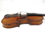 Antique Violin Signed Pietro Vareni Neapoli Anno 1910, Made in France, Bow, Case